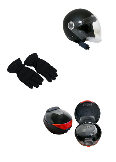 Accessoires pour scooter et moto électrique