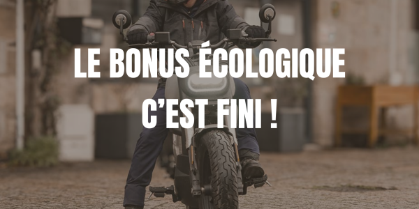 Fin du bonus écologique pour les motos et scooters électriques